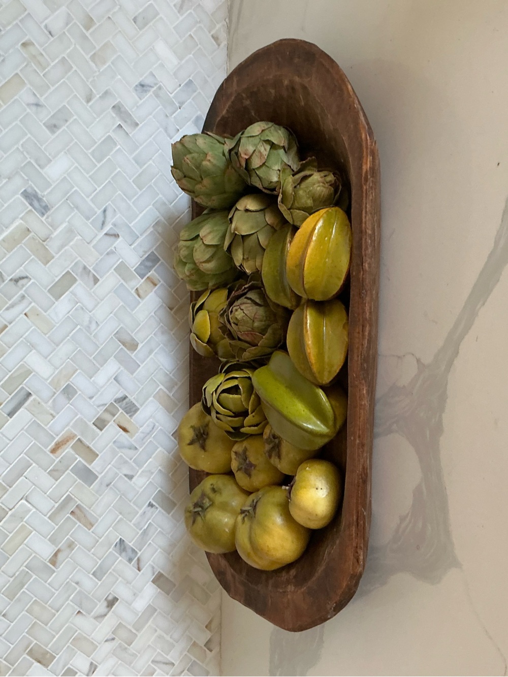 Green Decorative Fruit/Artichoke